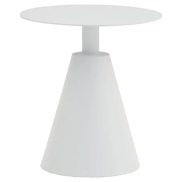 Masuta de cafea CADIZ Φ50x56 CM - Alb