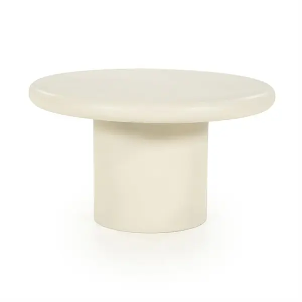 Masuta de cafea CIVORA Ø66 x 37 CM - Cream
