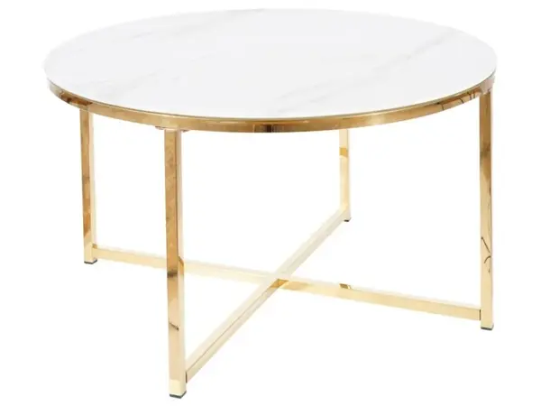Masuta de cafea CLEO MARBLE Ø80 x 45 CM - Default Title