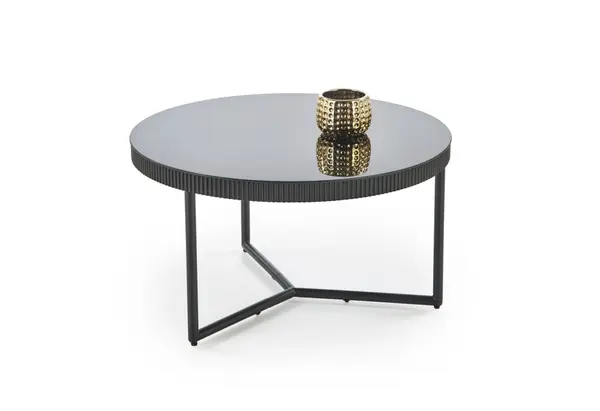 Masuta de cafea Cosmo neagra ø80/h45 cm