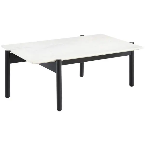 Măsuță De Cafea din lemn, piatră, 100/40/65 cm