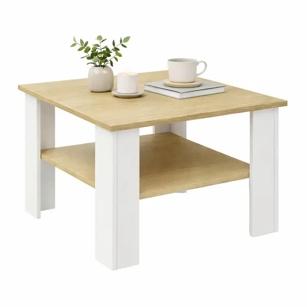 Măsuță De Cafea din material pe bază de lemn, 55/55/44 cm