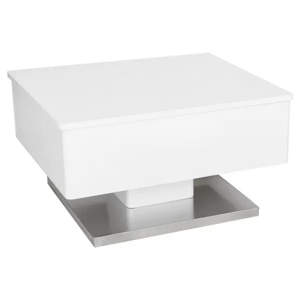 Măsuță De Cafea din metal, material pe bază de lemn, 60/70/40,5 cm
