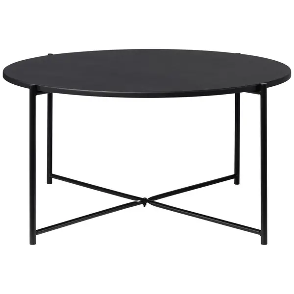 Măsuță De Cafea din metal, material pe bază de lemn, 83/83/40 cm