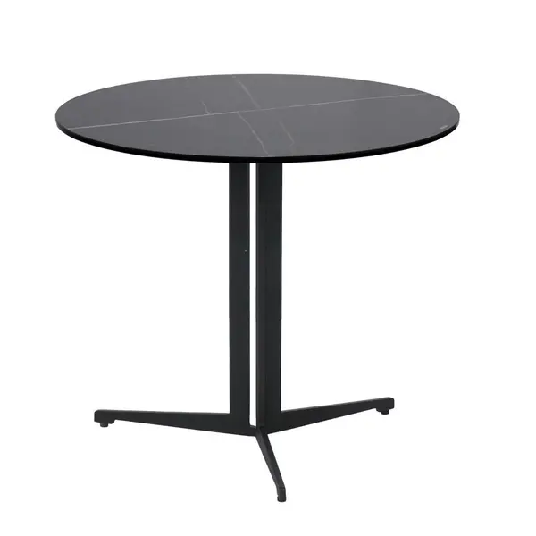 Măsuță De Cafea din metal, sticlă, ceramică, 58/58/50 cm