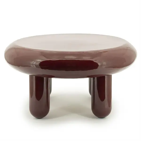 Masuta de cafea FINORE Ø70 x 35 CM - Visiniu