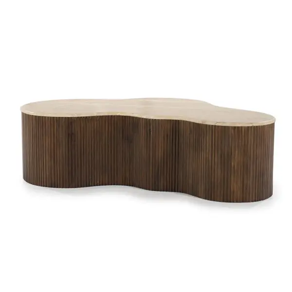 Masuta de cafea GENTA 129 x 84 x 36 CM - Maro