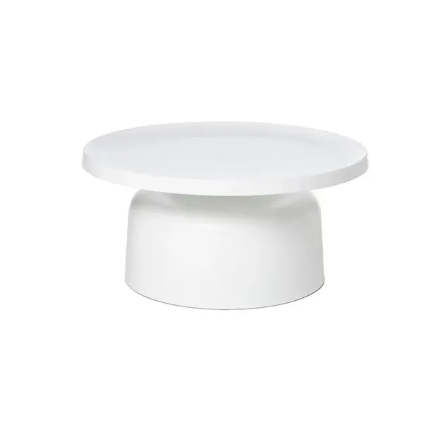 Masuta de cafea GILIAS Ø75 x 38 CM - Alb / Ø75x38cm