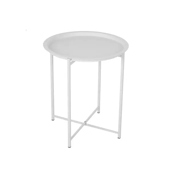 Masuta de cafea JANSEN Ø46 x 53 CM - Alb