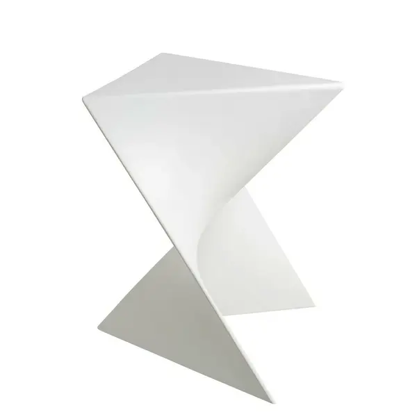 Masuta de cafea KOZANI 40 x 43 CM - Alb