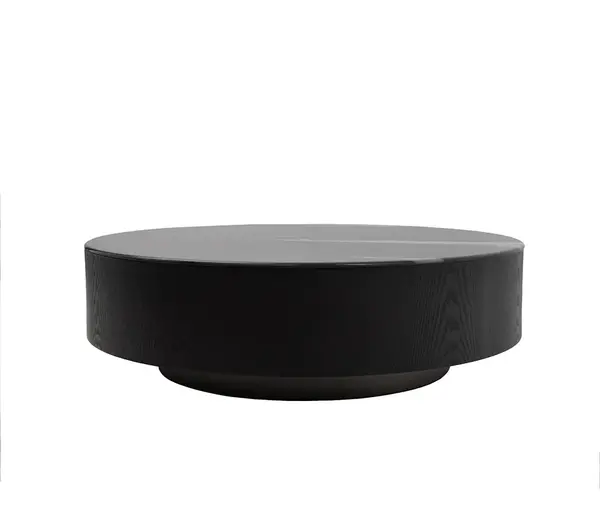 Masuta de cafea LARGOS Ø100 x 30 CM - Negru