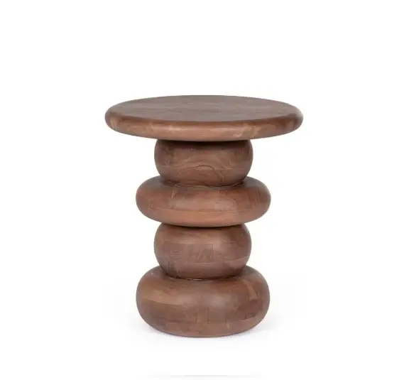 Masuta de cafea LOPEZ Ø40 x 45 CM - Maro