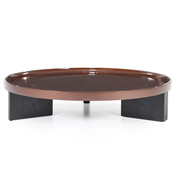 Masuta de cafea MAVISON RED Ø120 x 25 CM - Rosu