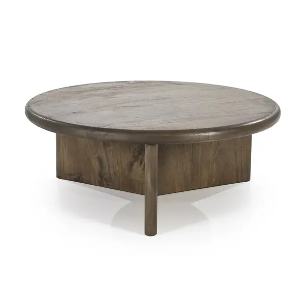 Masuta de cafea MELOTI Ø80 x 30 CM - Maro