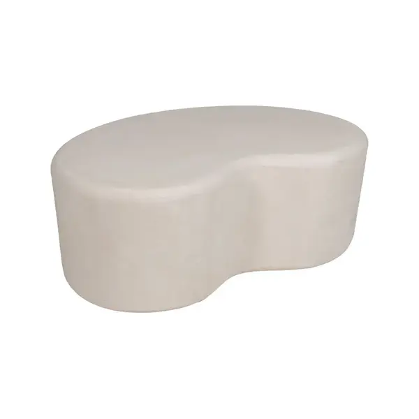 Masuta de cafea NALVER 125 x 79 x 46 CM - Alb