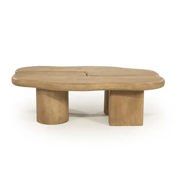 Masuta de cafea NOLSIN 100 x 80 x 30 CM - Lemn