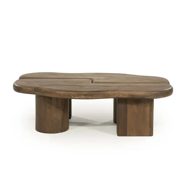 Masuta de cafea NOLSIN 100 x 80 x 30 CM - Maro