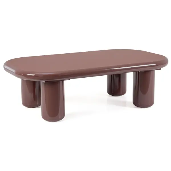 Masuta de cafea OTILIA RECTANGULAR 120 x 70 x 36 CM - Caramiziu