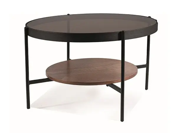 Masuta de cafea PRIMO Ø74 x 43 CM - Maro