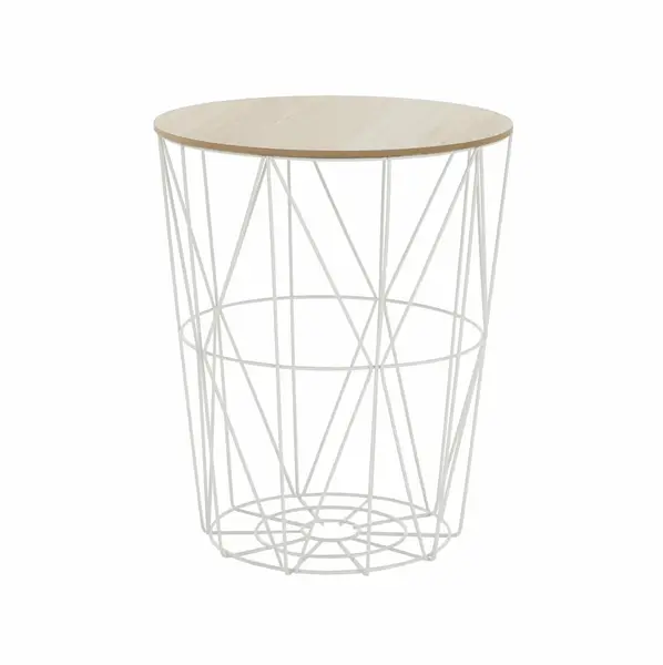 Masuta de cafea PROVAS TYPE III Ø40 CM - Alb