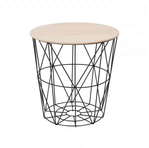 Masuta de cafea PROVAS TYPE III Ø40 CM - Negru