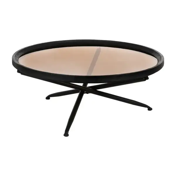 Masuta de cafea RAPHOE Ø100 x 40 CM - Negru