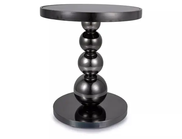 Masuta de cafea Rima neagra ø50/h56 cm