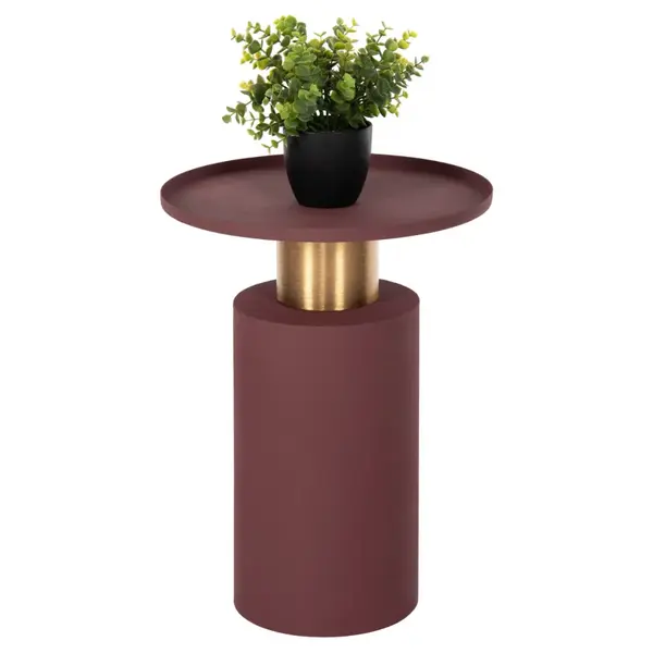 Masuta de cafea SAVER Ø36 x 47 CM - Visiniu