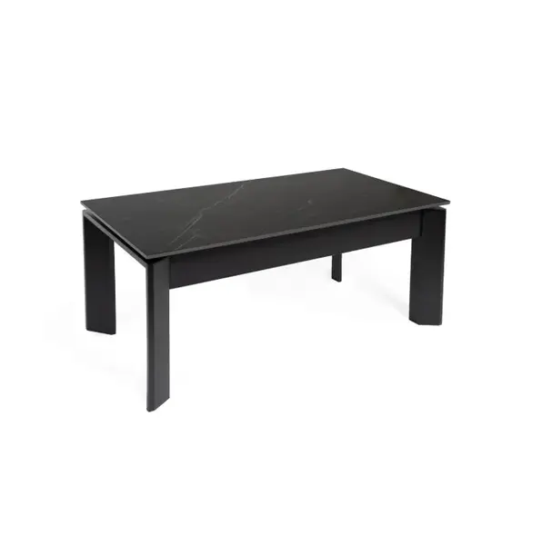 Masuta de cafea TARIFA W/B/G 110 x 60 x 42/69 CM - Negru