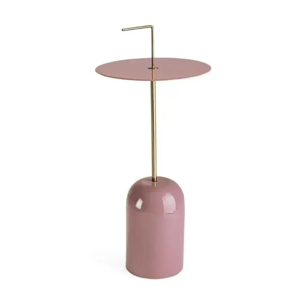 Măsuță de cafea TULASI ANTIQUE PINK Ø30 cm - Roz