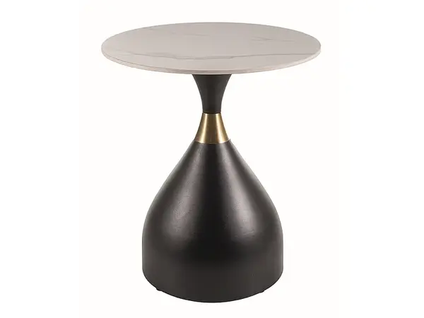 Masuta de cafea VARGO Ø50 x 57 CM - Alb