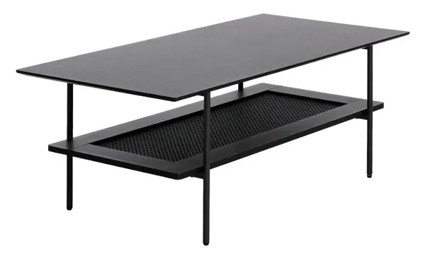 Masuta de cafea VAROLA 110 x 55 x 40 CM - Negru