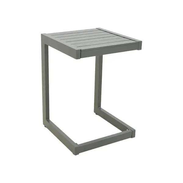 Masuta de exterior Aether din aluminiu, Antracit, 38x37x53 cm