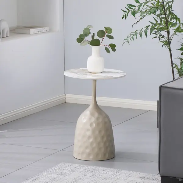 Masuta laterala, Amphora, Pako, Cappuccino 40x40x60 cm