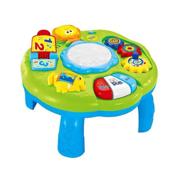 Masuta Montessori muzicala 2-in-1 - activitati senzoriale pentru bebelusi 18 luni+