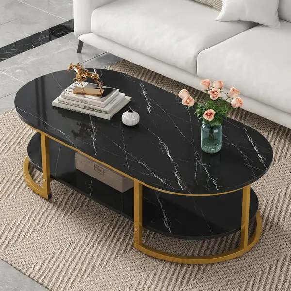 Masuta Ovala Dining Lemn Masiv Design Modern Eleganta 120 * 60 * 45cm