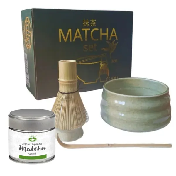 Matcha Ceremony Set – Set tradițional japonez cu Matcha Asagiri 30g