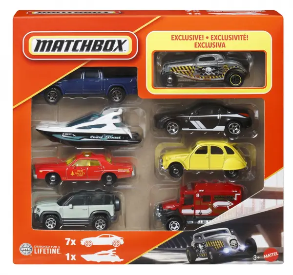 MATCHBOX SET 8 MASINUTE METALICE EXCLUSIV FORD COUPE ZAMAC 1933 SCARA 1 LA 64