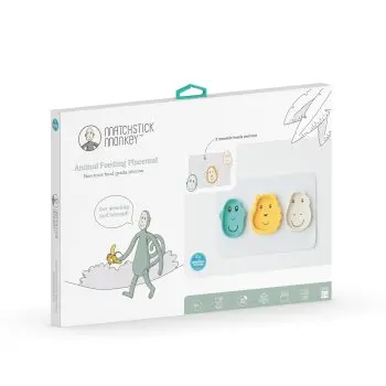 Matchstick Monkey Animal Snack Mat serviciu de masă pentru copii pentru copii