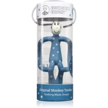 Matchstick Monkey Teething Toy and Gel Applicator jucărie pentru dentiție perie 2 in 1