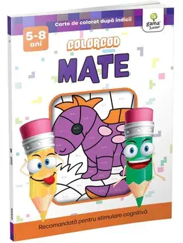 Mate. Carte de colorat dupa indicii/***