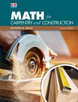 Math for Carpentry and Construction, Paperback/Richard B. Miles