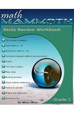 Math Mammoth Grade 1 Skills Review Workbook - Maria Miller