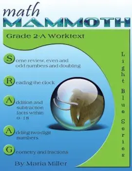 Math Mammoth Grade 2-A Worktext, Paperback/Maria Miller