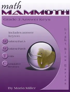 Math Mammoth Grade 3 Answer Keys, Paperback/Maria Miller