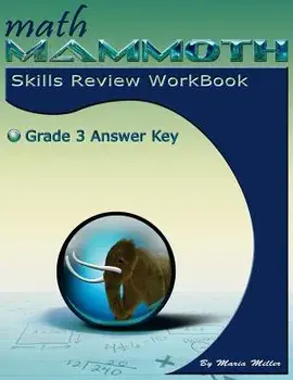 Math Mammoth Grade 3 Skills Review Workbook Answer Key, Paperback/Maria Miller