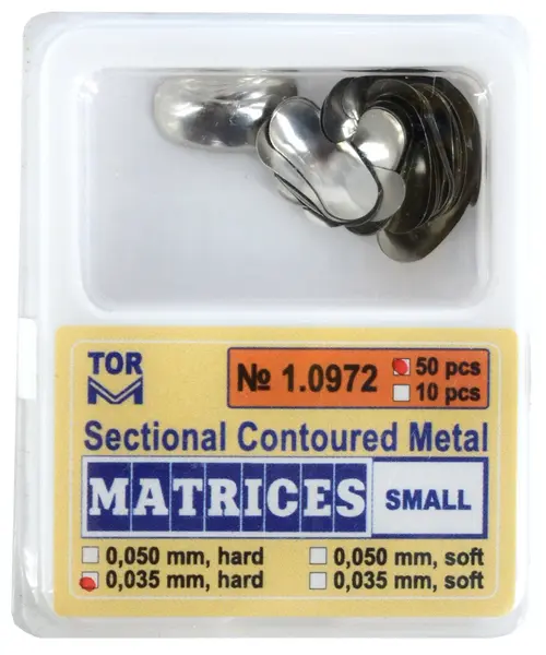 Matrici metalice sectionale 0.035mm cu bordura - 50 bucati TorVM