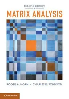 Matrix Analysis, Paperback/Roger A Horn