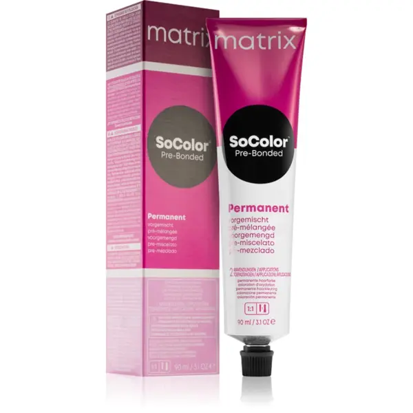 Matrix SoColor Pre-Bonded Blended Culoare permanenta pentru par culoare 9N 90 ml