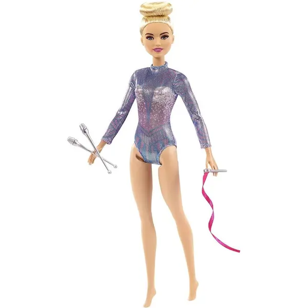 MATTEL Papusa MATTEL Barbie Rythmic Gymnast, Accesorii incluse